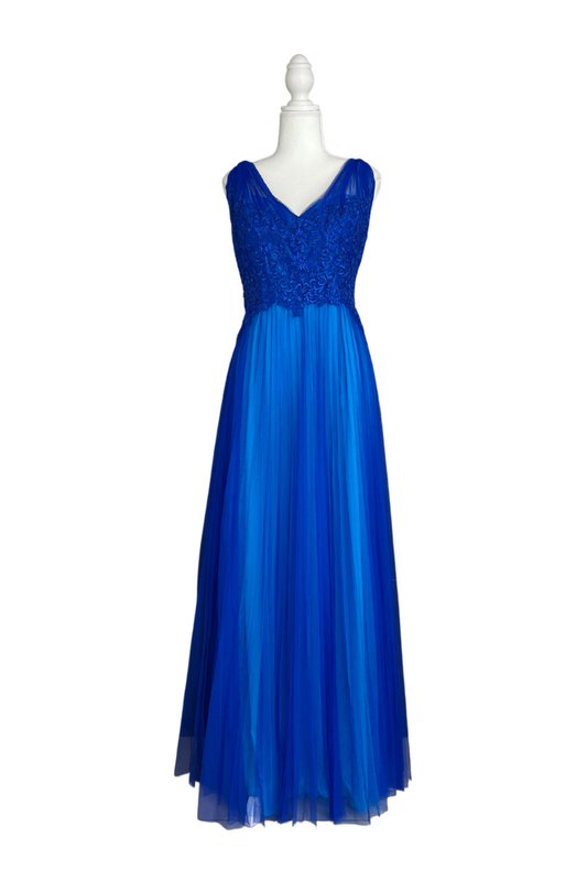 Vestido Largo ML by Monique Lhuillier Azul