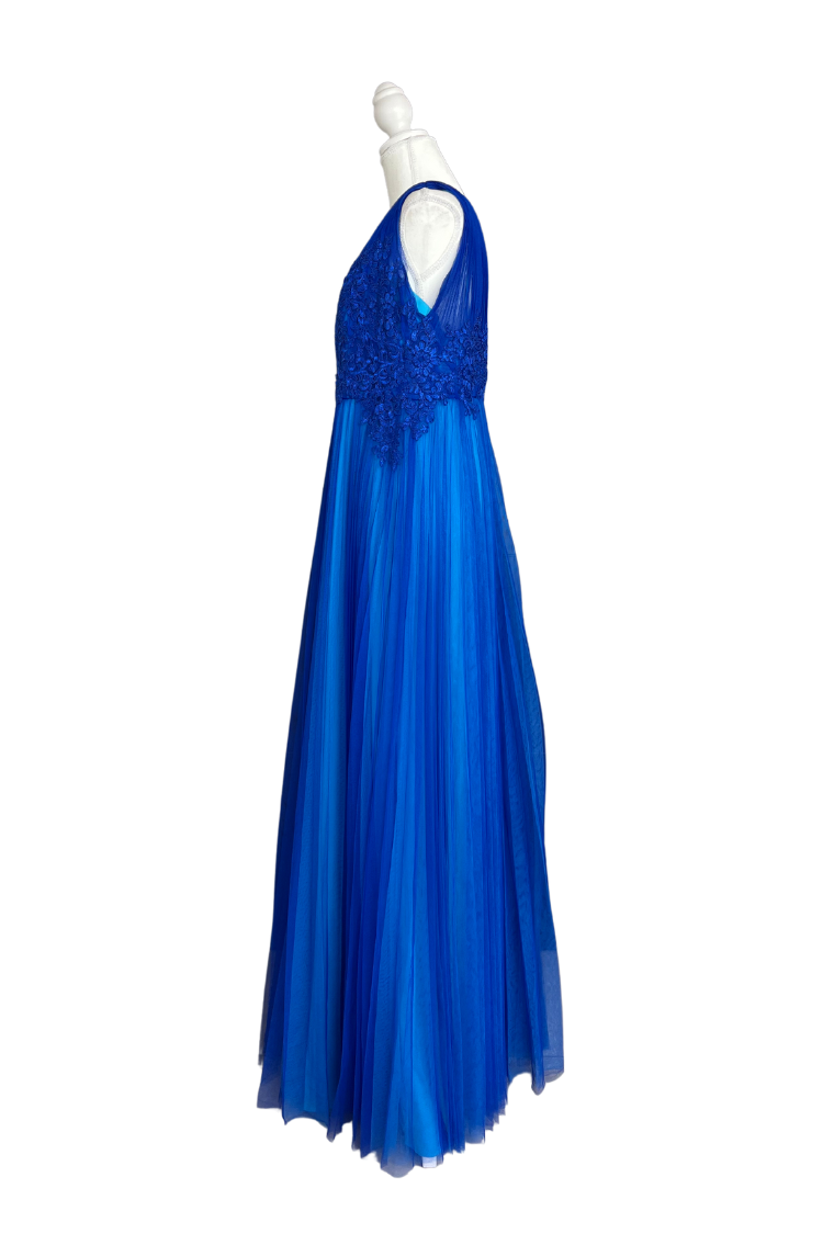 Vestido Largo ML by Monique Lhuillier Azul
